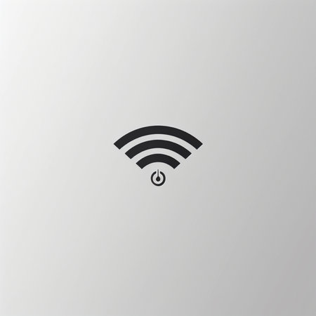 WiFi icon. Flat web icon on gray background with gradient.の素材