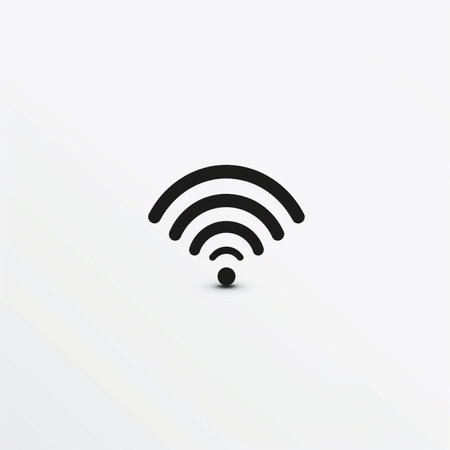 Wifi symbol icon on the white background. Eps 10 vector file.の素材