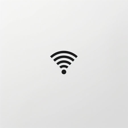 Wifi icon in trendy flat style isolated on grey background. Internet symbol for your designの素材