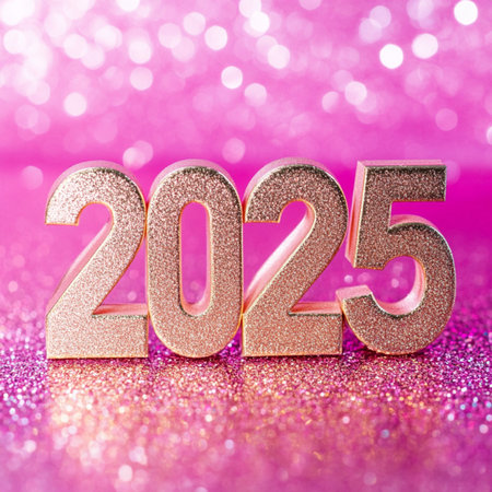 a pink glitter background.の素材