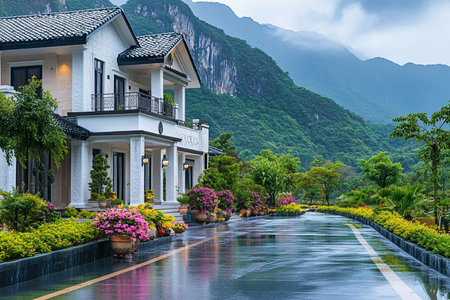 Beautiful landscape in Guangdong, China.の素材