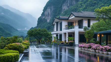 China, Guilin, Guilin, Huangshan District, Huangshan City Scenic Areaの素材