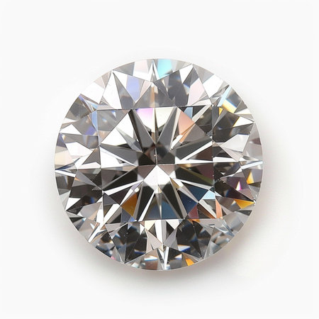 Gemstone on a white background. 3d rendering. Computer digital drawing.の素材