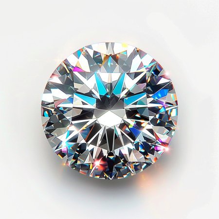 Gemstone on a white background. 3d rendering. Computer digital drawing.の素材