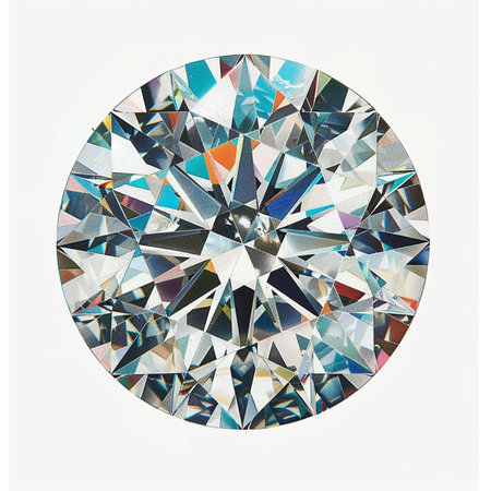 Gemstone on white background. Jewelry background. 3d renderingの素材