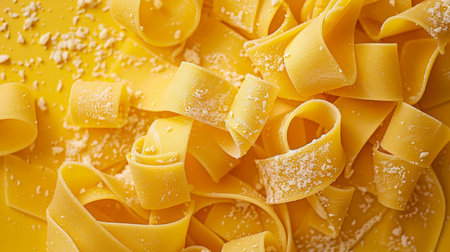 Pasta background. Close up of uncooked italian pasta.の素材