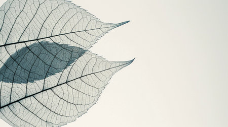 close up of a leaf with filter effect retro vintage style and soft focusの素材