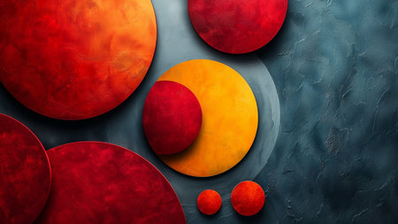 3d render of planets in space. Abstract background with planets.の素材