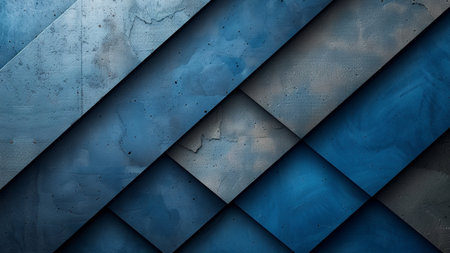 Blue abstract background with grunge texture. 3d rendering, 3d illustration.の素材