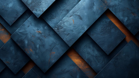 Grunge blue metal background with scratches and cracks. 3d renderingの素材