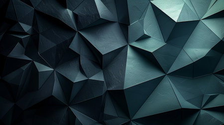 3d rendering of abstract geometric shapes. Futuristic polygonal backgroundの素材