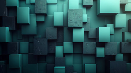 3d rendering of abstract geometric shapes in virtual space. Modern background designの素材