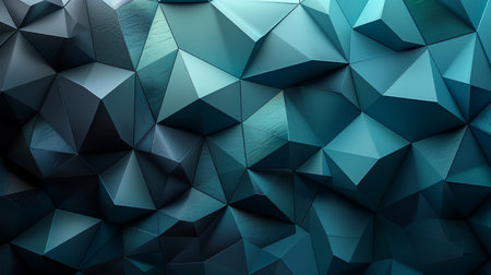 Abstract 3d rendering of polygonal geometric background. Creative Design Templatesの素材