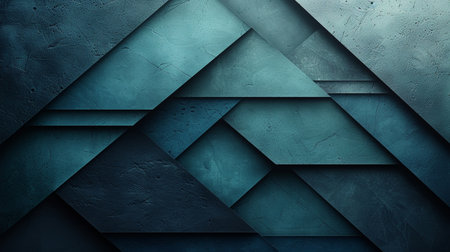 3d illustration of abstract geometric background with blue and gray color.の素材