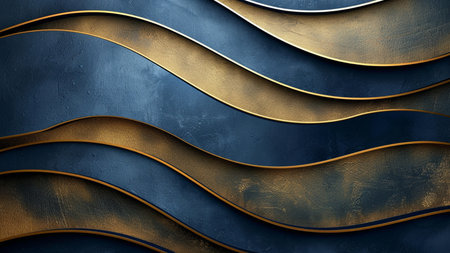 Blue and gold background. Element for design. Template for design.の素材