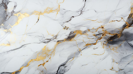 Marble patterned texture background. Marbles of Thailand. Gold and black.の素材