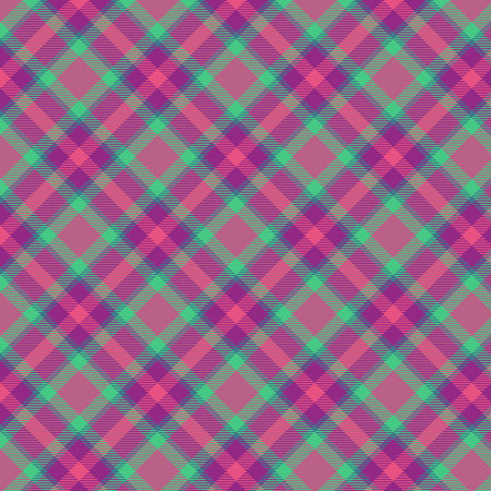Tartan scotland seamless plaid pattern vector. Retro background fabric.の素材