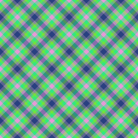 Seamless pattern of scottish tartan fabric. Repeatable background with check fabric texture. Flat vector backdrop of striped textile print.の素材