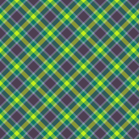 Seamless tartan plaid pattern background. Vector illustration.の素材