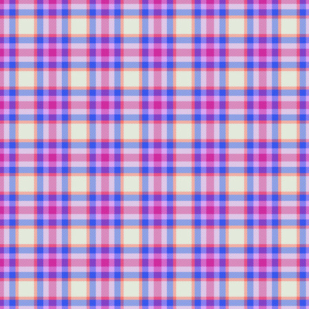 Seamless tartan plaid pattern background. Vector illustration.の素材