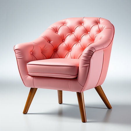 Sofa on a white background. 3d render image.の素材