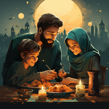 Happy Makar Sankranti festival of India concept illustration.の素材