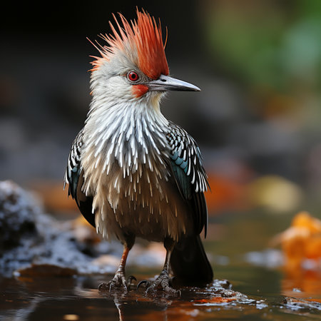 Red-crested Woodpecker (Alectoris rufescens)の素材