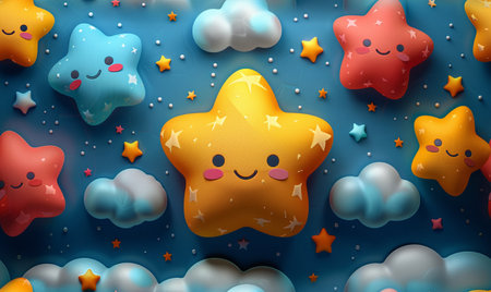 Seamless floral pattern with colorful flowers and leaves. Vector illustration.の素材