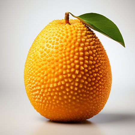 Gac fruit isolated on a white background. 3d illustration.の素材