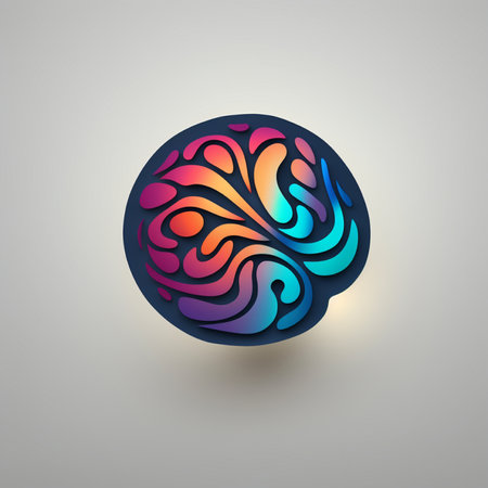 Circle with colorful abstract pattern. Vector illustration. Eps 10.の素材