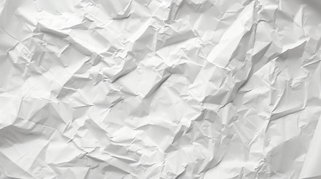 White crumpled paper texture background. Crumpled paper backgroundの素材