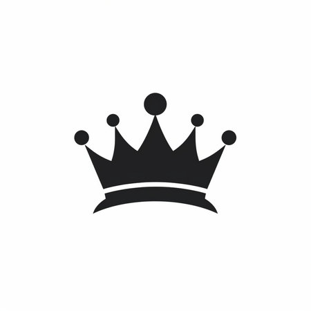 Crown icon in flat style. King crown vector illustration on white isolated background. Crown business concept.の素材