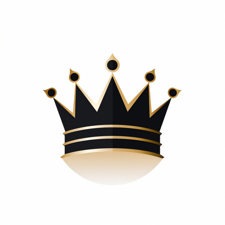 Crown icon. Vector illustration isolated on white background. Eps 10の素材