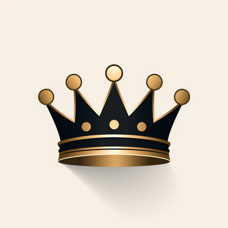 Crown icon. Luxury symbol. Vector illustration for your designの素材