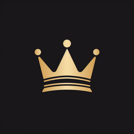 Crown Logo Template vector icon illustration designの素材