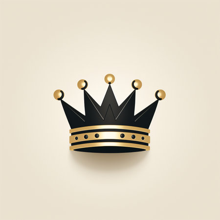 Crown icon. Luxury emblem for design. Vector illustration.の素材