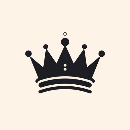 Crown icon, vector illustration. Flat design style eps 10の素材
