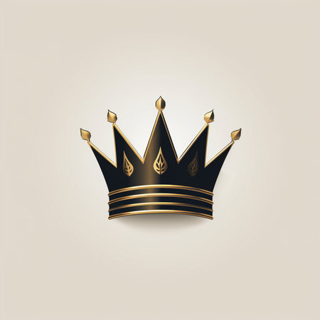Crown icon. Luxury royal symbol. Vector illustration EPS10の素材