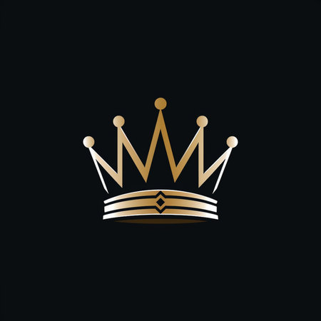 Crown Logo Template vector icon illustration design. Crown Logo Luxuryの素材