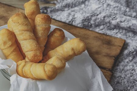 Venezuelan typical food, tequeÃ±os, cheese finger, delicious food popular Venezuelan.の写真素材
