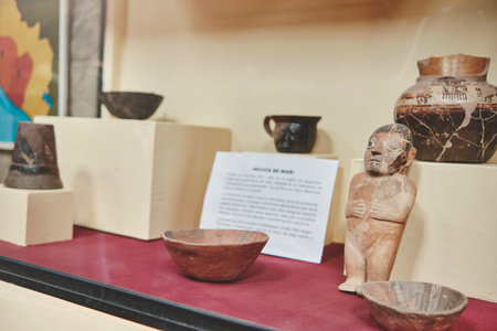 Ayacucho, Peru, 2022. Museum Wari Archaeological Complex, Ayacucho. Peruのeditorial素材