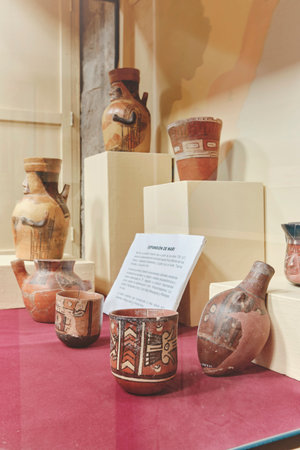Ayacucho, Peru, 2022. Museum Wari Archaeological Complex, Ayacucho. Peruのeditorial素材