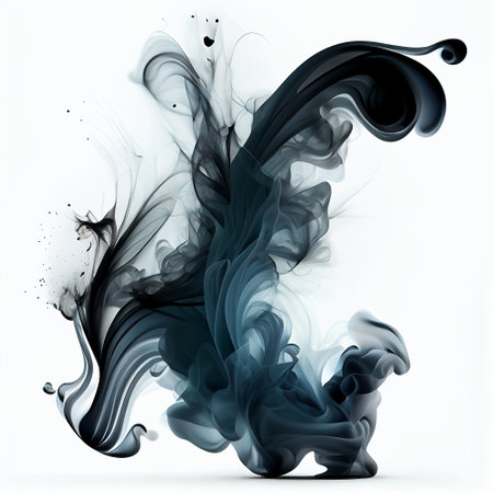 Wisp of Smoke, Close-up Of Smoke Against.の素材