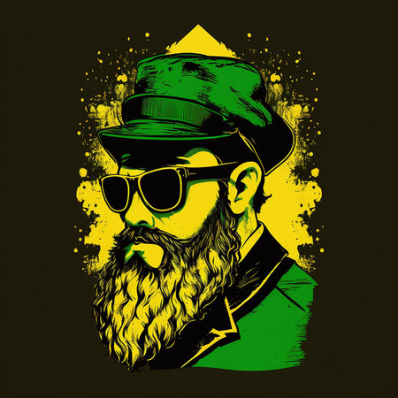 St. Patricks Day. Irish holiday, culture and tradition. Concept Celebrating St Patricks Dayの素材