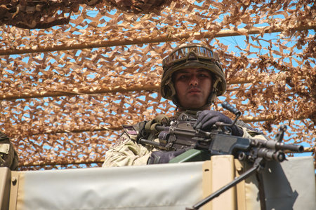 Lima, Peru - July 29, 2023: Close-Up Shots of Peruvian Military and Civic Parade for Independence Day on Av Brasil during National Holidaysのeditorial素材