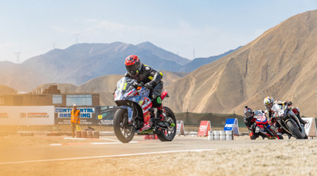 LIMA, PERU. SEPTEMBER 2023. Peruvian Amsoil Cup National Championship 2023, La Chutana Motopark in...