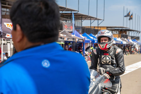 LIMA, PERU. SEPTEMBER 2023. Peruvian Amsoil Cup National Championship 2023, La Chutana Motopark in...