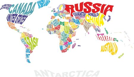 world mapのイラスト素材