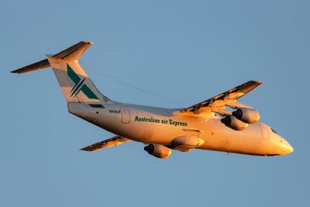 Adelaide, Australia - January 7, 2013: Australian Air Express (National Jet Systems) British...
