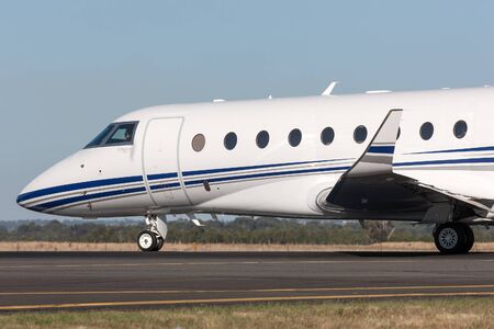 Avalon, Australia - March 3, 2013: Gulfstream Aerospace G280 twin-engine luxury business jet...
